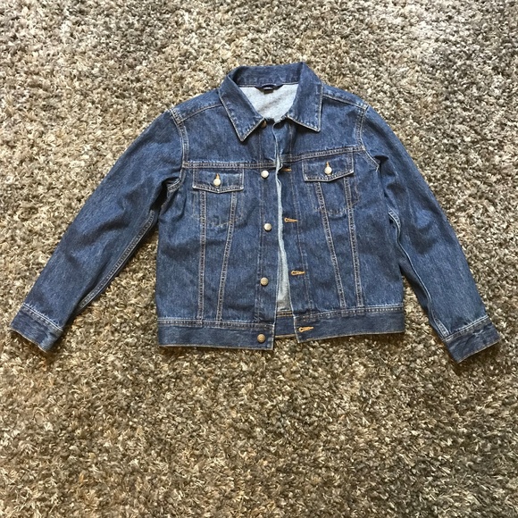 Land's End Denim Jacket Lightweight Medium - Picture 1 of 5